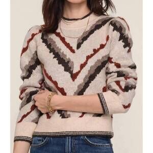 NEW HEARTLOOM paloma sweater in almond multi